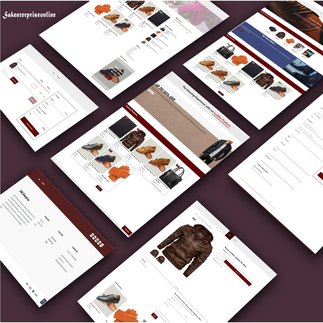 sak enterprise website design